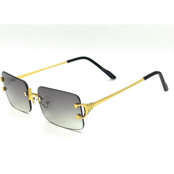 Sunglasses Gradient Lens Fashion Designer Style Hip Hop UV400 Protection Lentes - Picture 2 of 4